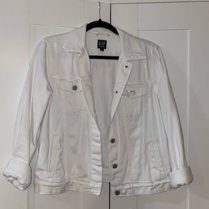 GAP White Denim Jacket